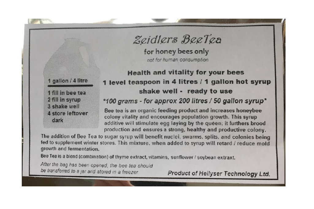Zeidlers Bee Tea