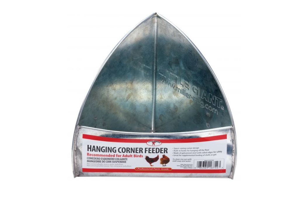 Galvanized Hanging Corner Feeder