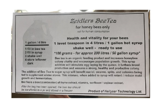Zeidlers Bee Tea