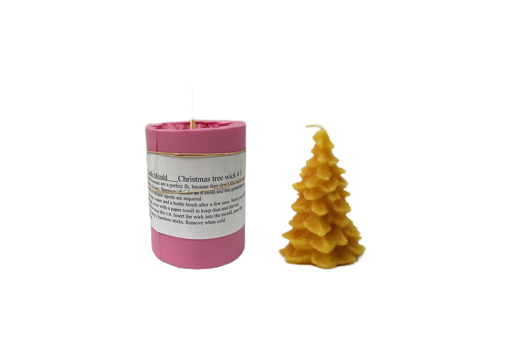 3" x 4" Christmas Tree Candle Mold