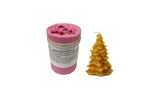 1.75" x 3.5" Spruce Tree Candle Mold