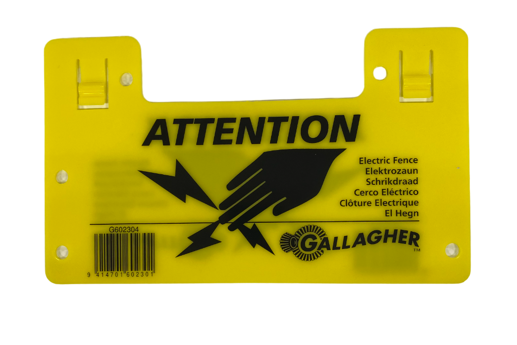 Electric Fence Warning Sign